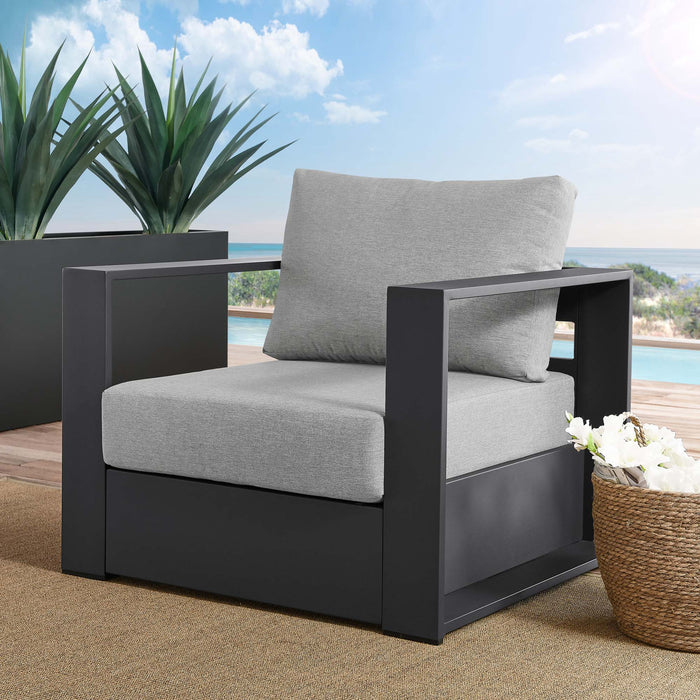 Tahoe Outdoor Patio Powder-Coated Aluminum Armchair by Modway