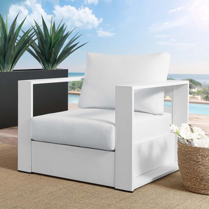 Tahoe Outdoor Patio Powder-Coated Aluminum Armchair by Modway