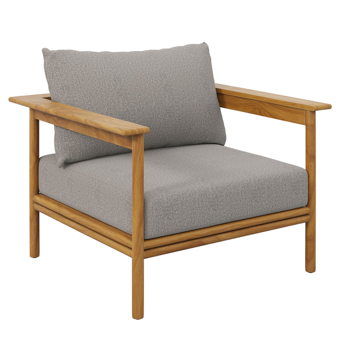 Wren Outdoor Patio Teak Wood Armchair by Modway