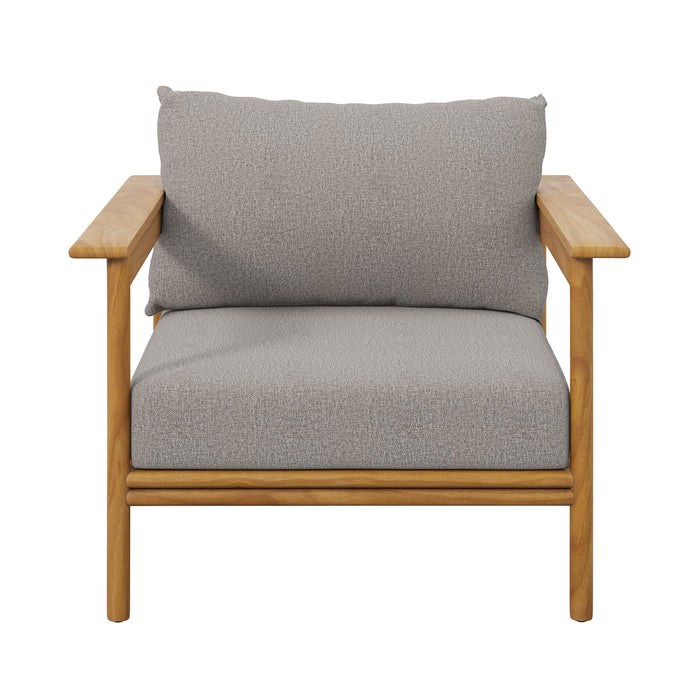 Wren Outdoor Patio Teak Wood Armchair by Modway