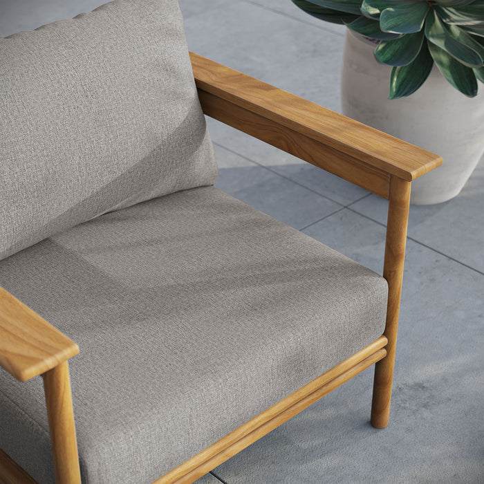 Wren Outdoor Patio Teak Wood Armchair by Modway