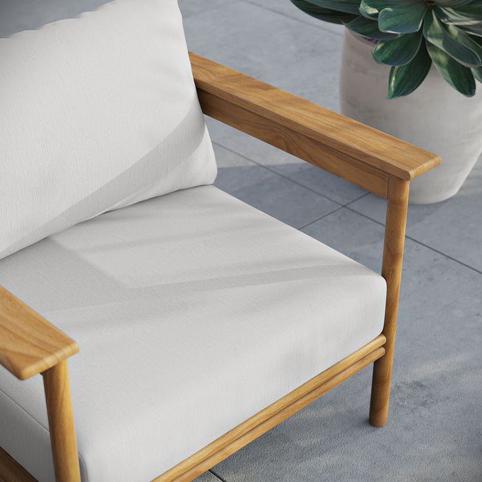 Wren Outdoor Patio Teak Wood Armchair by Modway