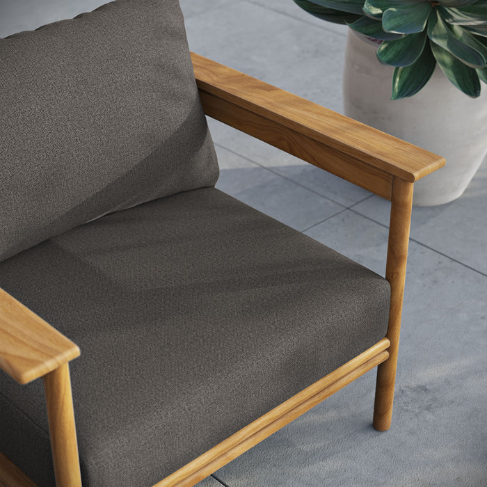 Wren Outdoor Patio Teak Wood Armchair by Modway