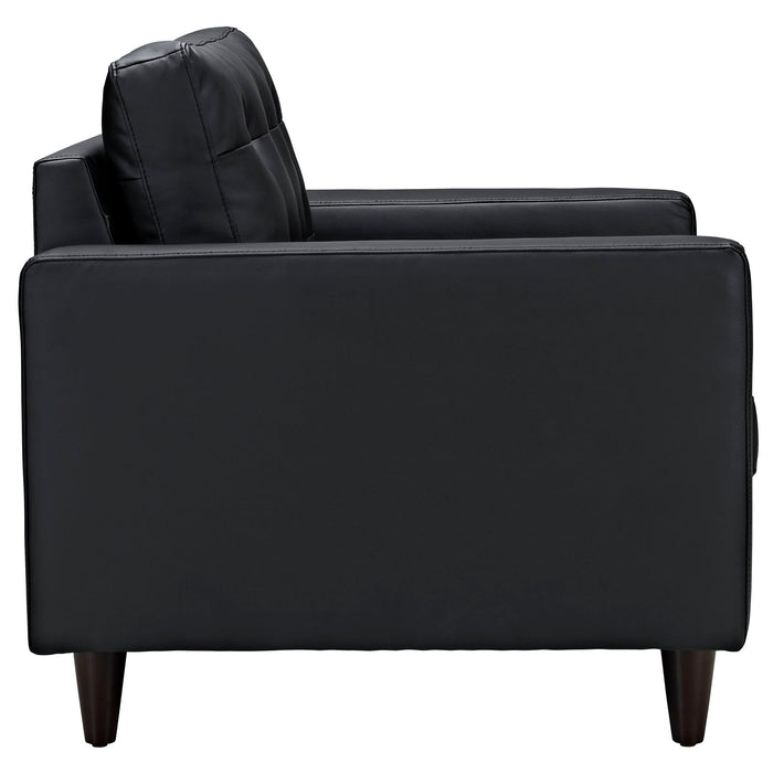 Empress Bonded Leather Armchair by Modway