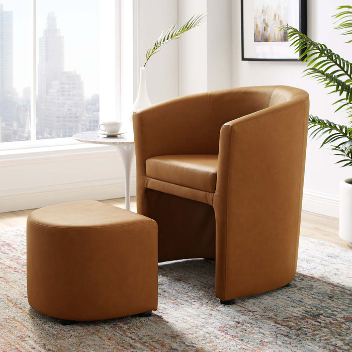 Divulge Armchair and Ottoman by Modway