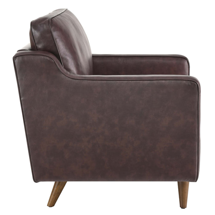 Impart Genuine Leather Armchair by Modway