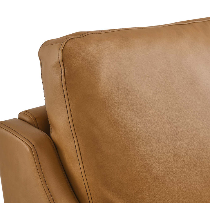 Corland Leather Armchair by Modway