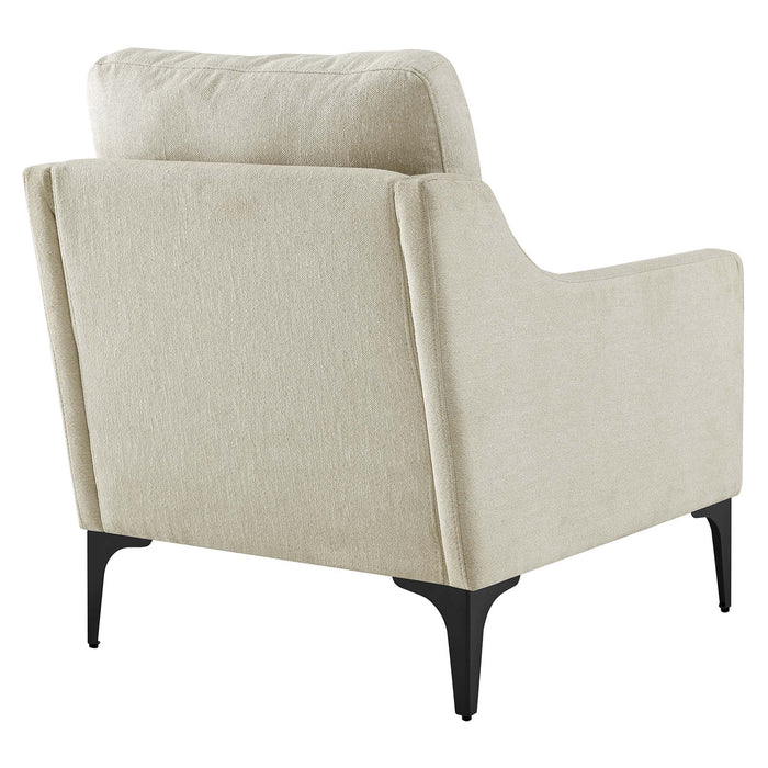 Corland Upholstered Fabric Armchair by Modway