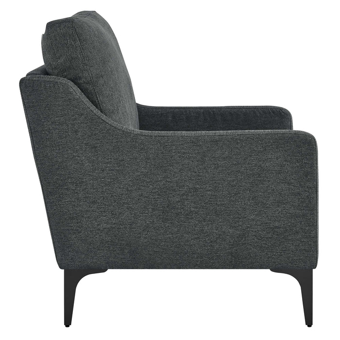 Corland Upholstered Fabric Armchair by Modway