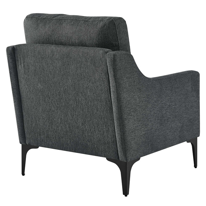 Corland Upholstered Fabric Armchair by Modway