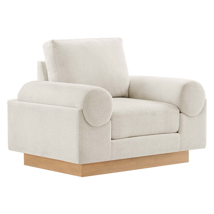 Oasis Upholstered Fabric Armchair by Modway