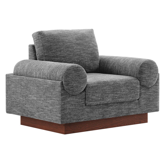 Oasis Upholstered Fabric Armchair by Modway