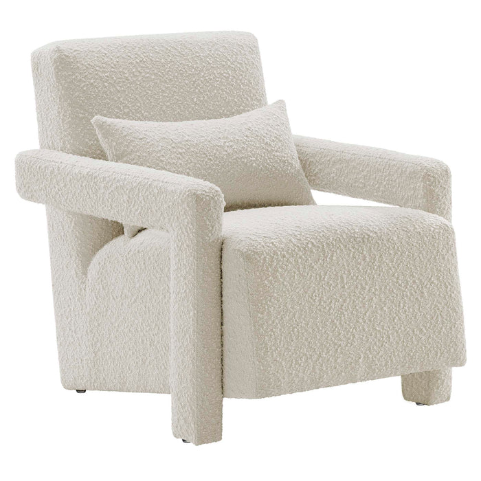 Mirage Boucle Upholstered Armchair by Modway