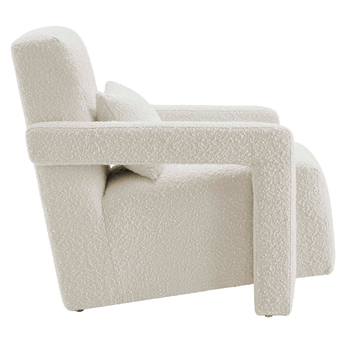 Mirage Boucle Upholstered Armchair by Modway