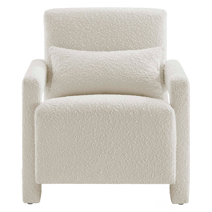 Mirage Boucle Upholstered Armchair by Modway