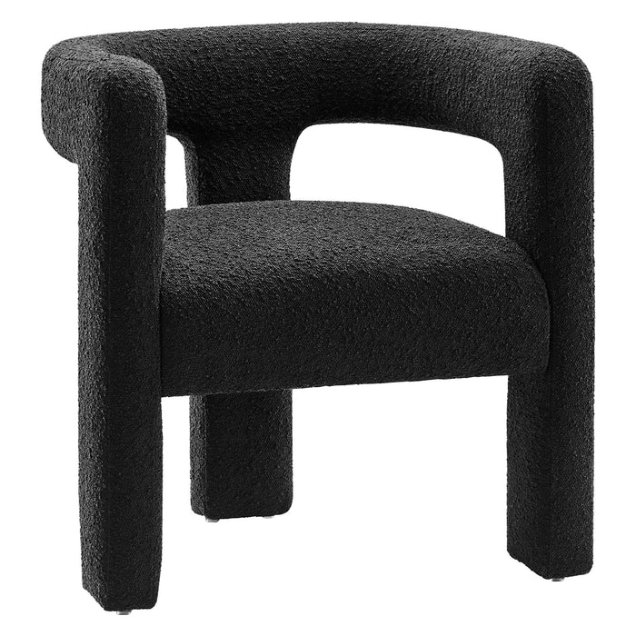 Kayla Boucle Upholstered Armchair by Modway