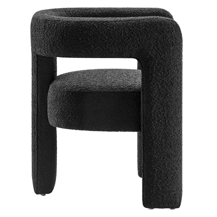 Kayla Boucle Upholstered Armchair by Modway