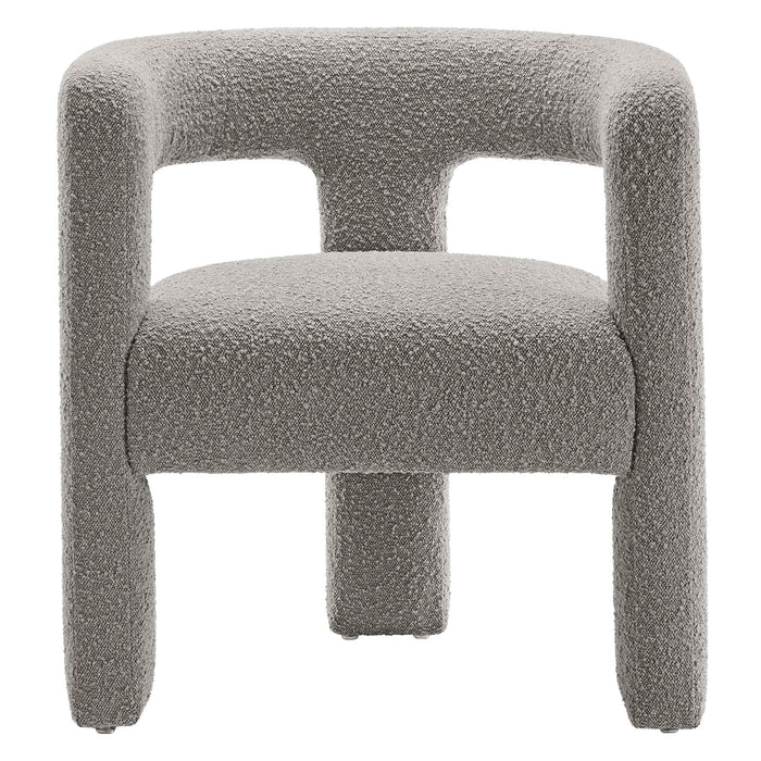 Kayla Boucle Upholstered Armchair by Modway