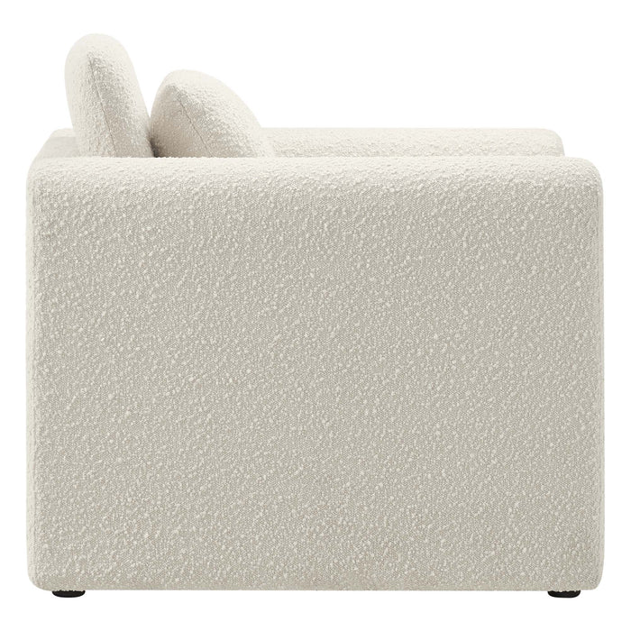 Waverly Boucle Upholstered Armchair by Modway