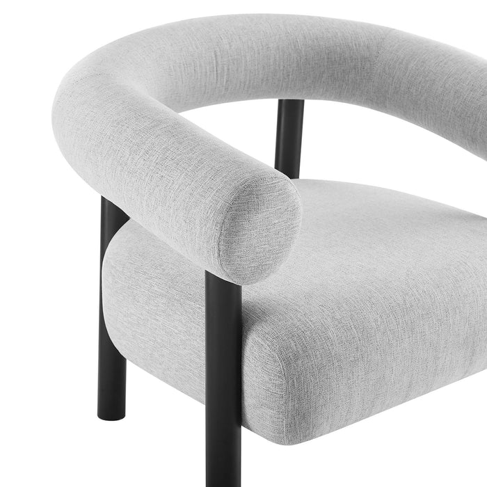 Sable Upholstered Fabric Armchair by Modway