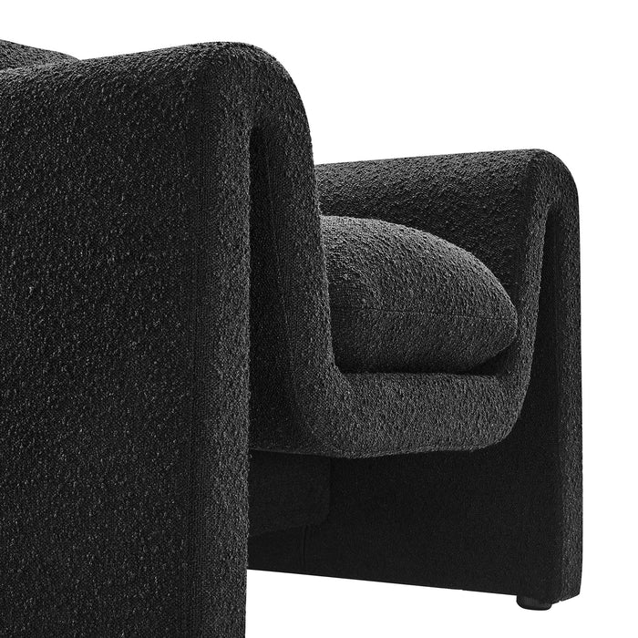 Waverly Boucle Upholstered Armchair by Modway