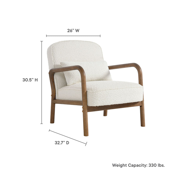 Charlie Boucle Upholstered Armchair by Modway