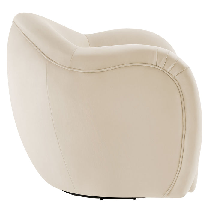 Compose Performance Velvet Swivel Armchair by Modway