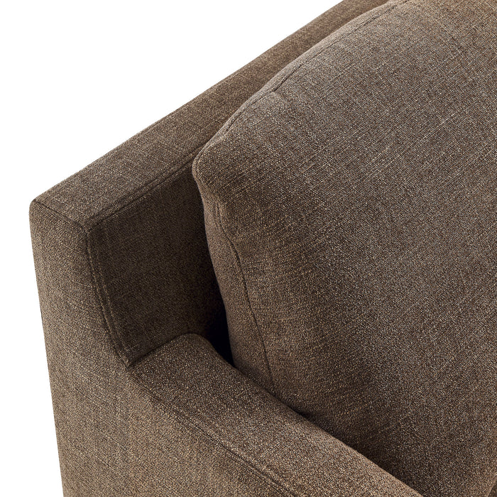 Serene Linen Slipcovered Swivel Armchair by Modway