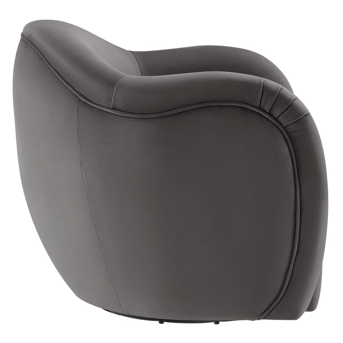 Compose Performance Velvet Swivel Armchair by Modway