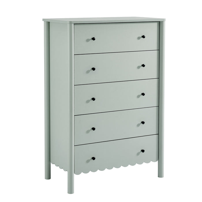 Emmeline Scalloped 5-Drawer Chest by Modway