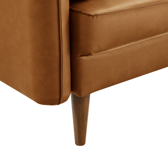 Revive Upholstered Vegan Leather Accent Armchair by Modway