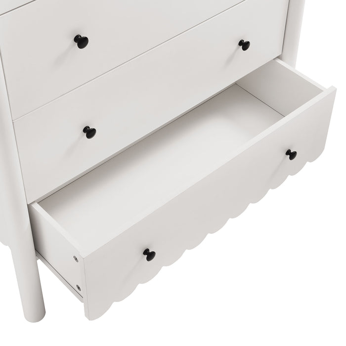 Emmeline Scalloped 5-Drawer Chest by Modway