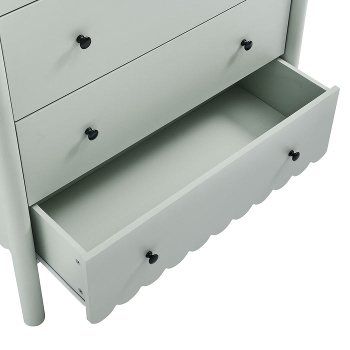 Emmeline Scalloped 5-Drawer Chest by Modway