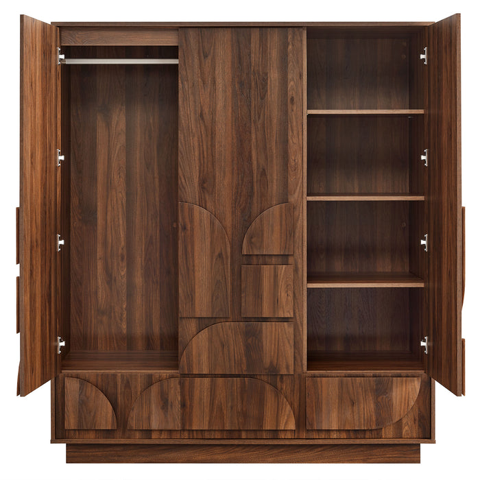 Bulwark 3-Door Wardrobe Closet by Modway