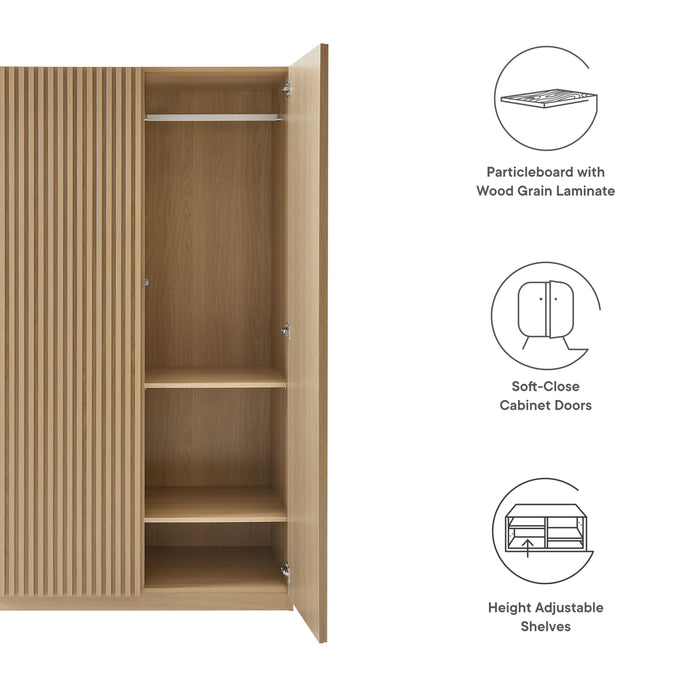 Render 2-Door Wardrobe Closet by Modway