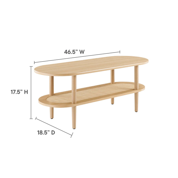 Torus Oval Coffee Table by Modway