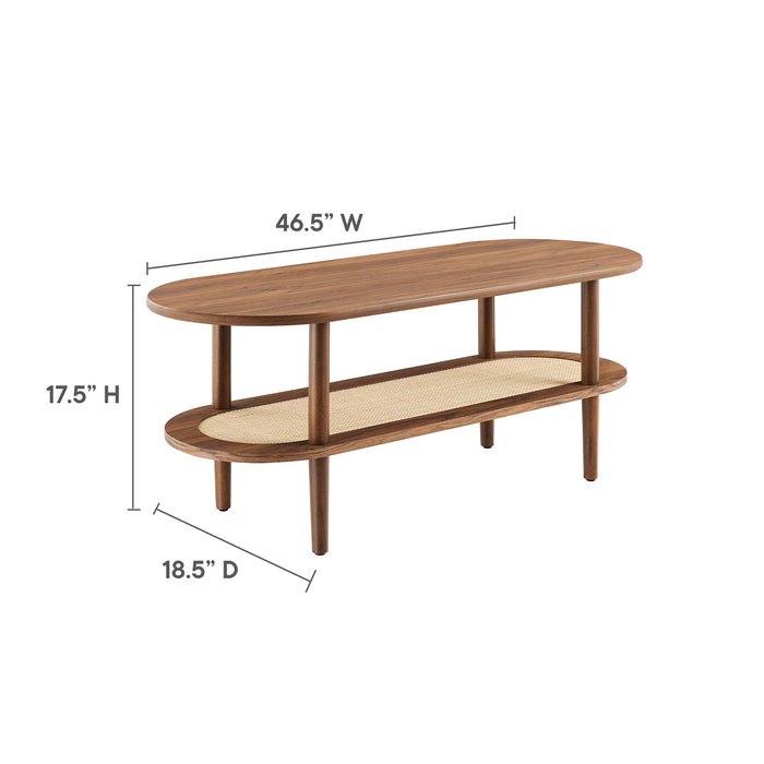 Torus Oval Coffee Table by Modway