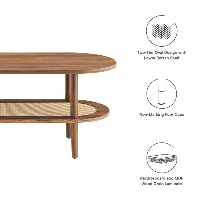 Torus Oval Coffee Table by Modway