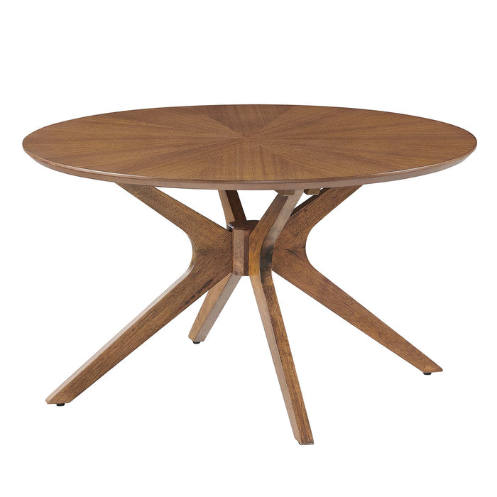 Crossroads Round Wood Coffee Table by Modway