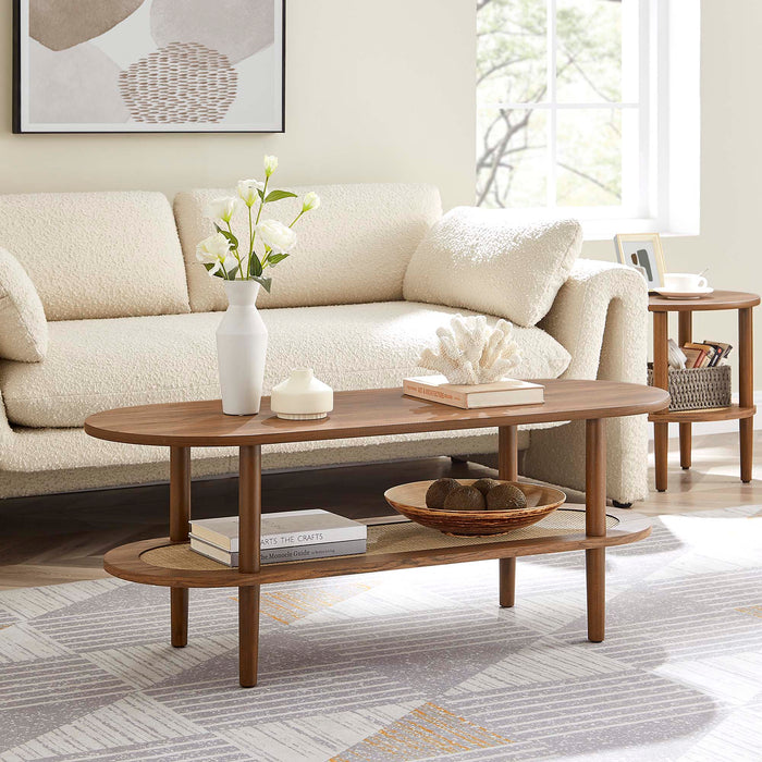 Torus Oval Coffee Table by Modway