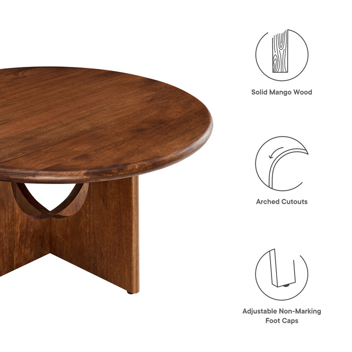 Rivian Round 34" Coffee Table by Modway