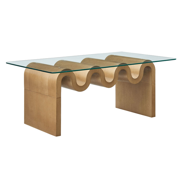 Ondine Glass Top Coffee Table by Modway