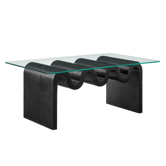 Ondine Glass Top Coffee Table by Modway