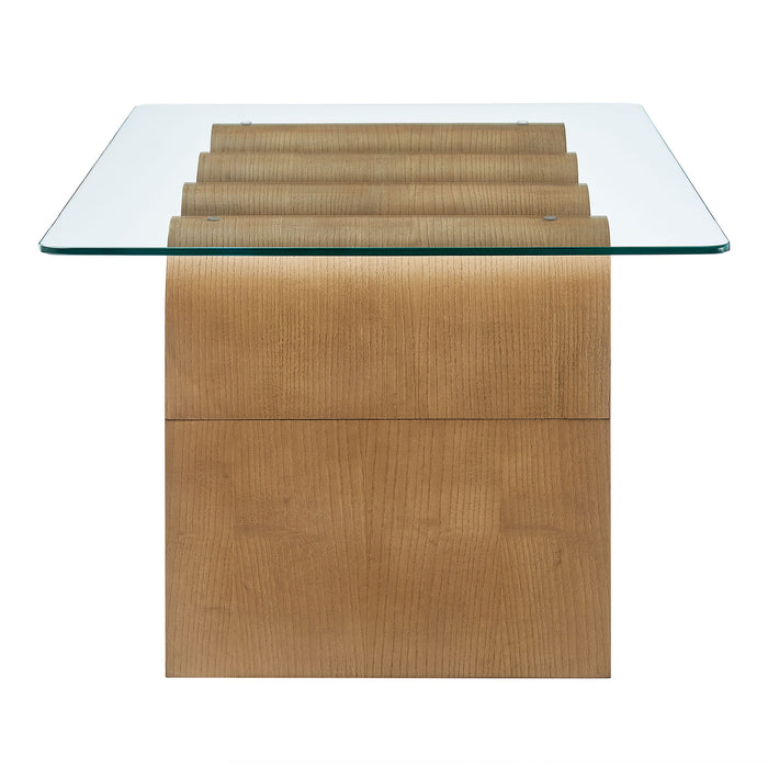 Ondine Glass Top Coffee Table by Modway