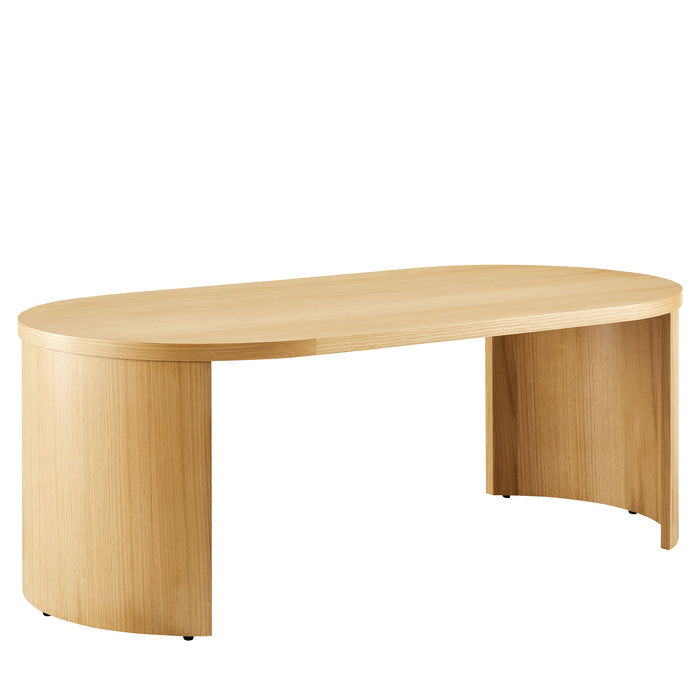 Aspect Oval Wood Coffee Table by Modway