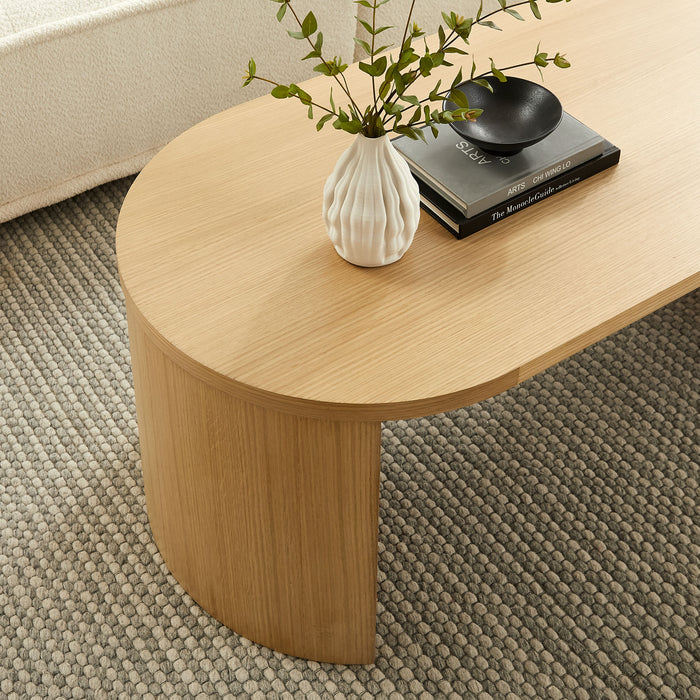 Aspect Oval Wood Coffee Table by Modway