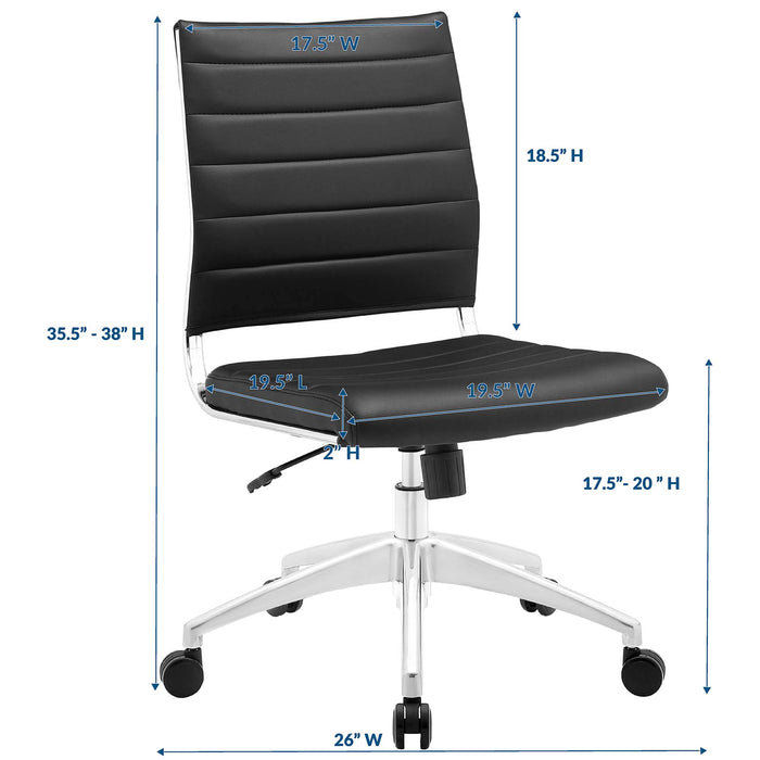 Jive Armless Mid Back Office Chair by Modway