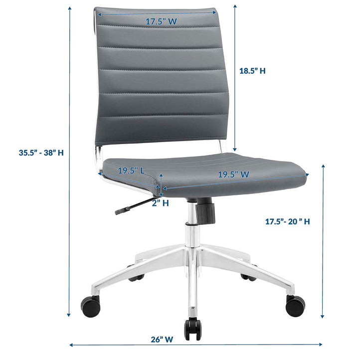 Jive Armless Mid Back Office Chair by Modway