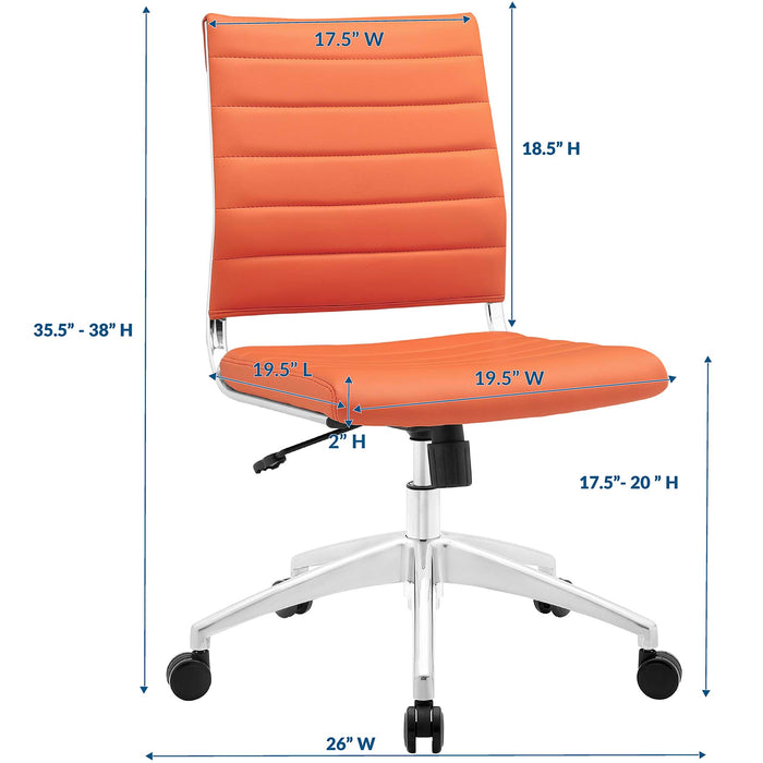 Jive Armless Mid Back Office Chair by Modway