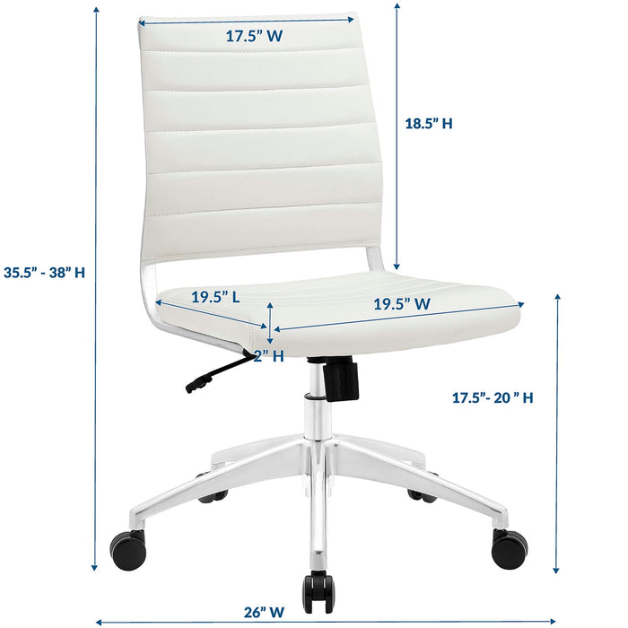 Jive Armless Mid Back Office Chair by Modway